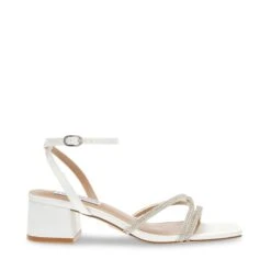 Steve Madden Gabby Sandal Ivory Satin