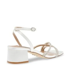 Steve Madden Gabby Sandal Ivory Satin -Steve Madden Shop SM11003037 04003 985 03