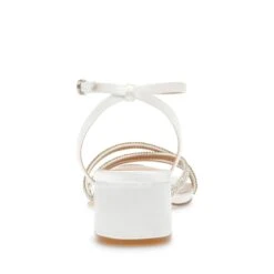 Steve Madden Gabby Sandal Ivory Satin -Steve Madden Shop SM11003037 04003 985 05