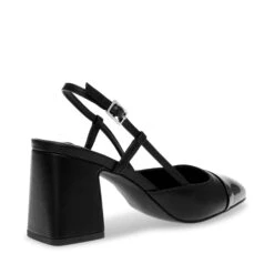Steve Madden Zeina Sandal Black Leather -Steve Madden Shop SM11003126 03001 017 05