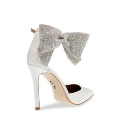 Steve Madden Deville Sandal Ivory Satin 1 -Steve Madden Shop SM11003196 04003 985 05