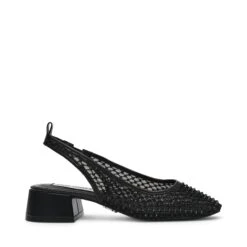 Steve Madden Smitten Sandal Black Mesh