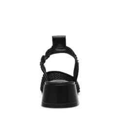 Steve Madden Smitten Sandal Black Mesh -Steve Madden Shop SM11003213 04005 00E 05