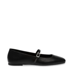 Steve Madden Ezri Ballerinas Black Leather