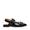 Steve Madden Grand Ave Sandals Black Patent