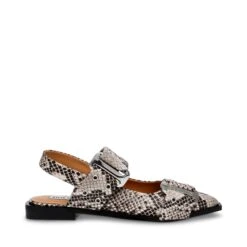 Steve Madden Grand Ave Sandals Lt Beige Snake