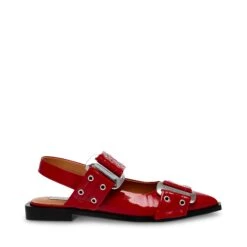 Steve Madden Grand Ave Sandals Red Patent