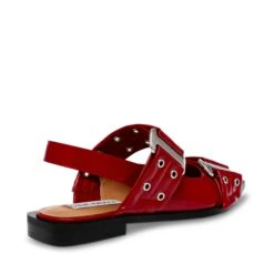Steve Madden Grand Ave Sandals Red Patent -Steve Madden Shop SM11003257 02002 608 05