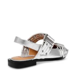 Steve Madden Grand Ave Sandals Silver -Steve Madden Shop SM11003257 02002 751 05