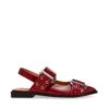 Steve Madden Grand Ave Sandals Wine Patent -Steve Madden Shop SM11003257 02002 WNP 01