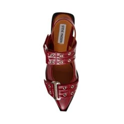 Steve Madden Grand Ave Sandals Wine Patent -Steve Madden Shop SM11003257 02002 WNP 03