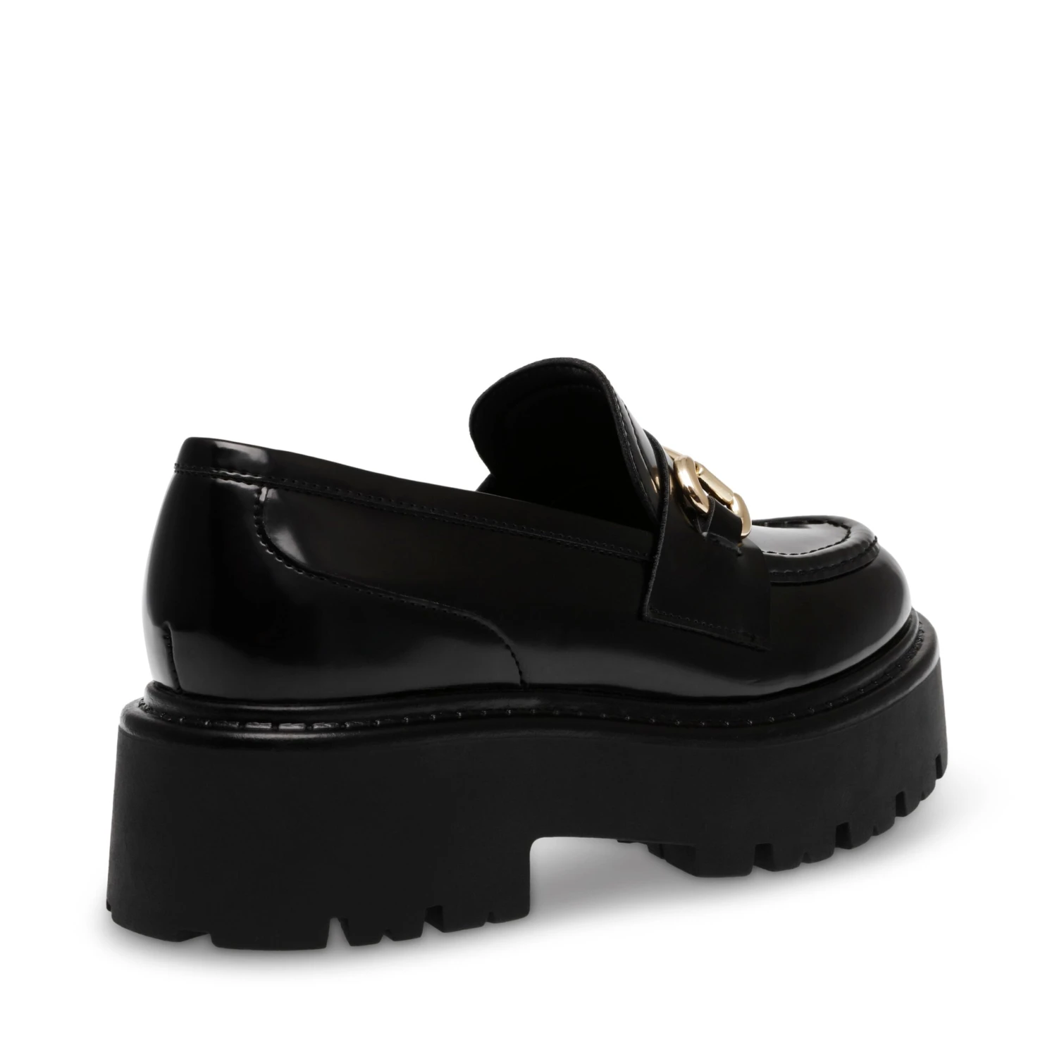 Steve Madden Occupy Loafers Blk Action Leather 5 Steve Madden Occupy Loafers Blk Action Leather - Image 3