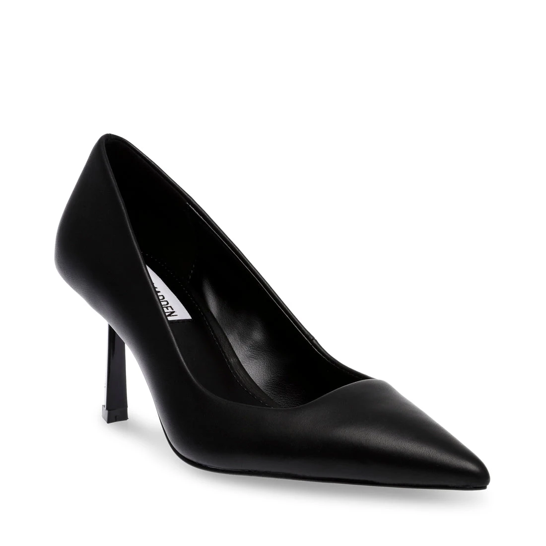 Steve Madden Vivion Pump Black Leather 4 Steve Madden Vivion Pump Black Leather - Image 2