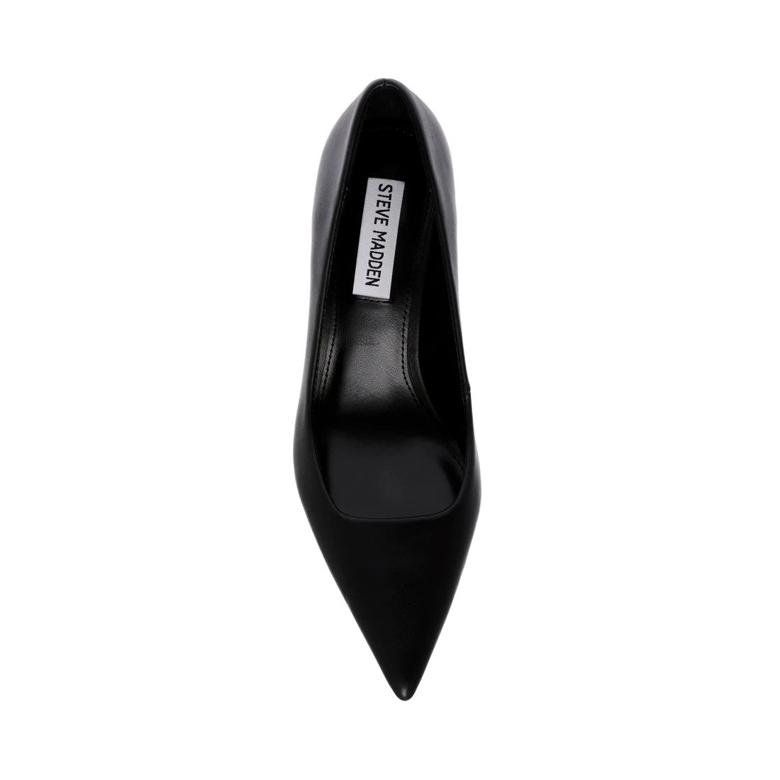 Steve Madden Vivion Pump Black Leather 8 Steve Madden Vivion Pump Black Leather - Image 6