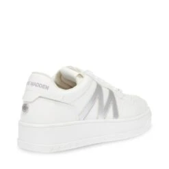 Steve Madden Jumpkick Trainer White Sil -Steve Madden Shop SM11003311 02002 196 03