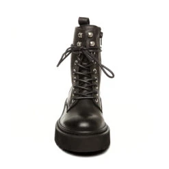 Steve Madden Gusto Biker Boots Black Leather 9 Steve Madden Gusto Biker Boots Black Leather -Steve Madden Shop SM11003330 03001 017 04