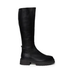 Steve Madden Galina Boots Black Leather