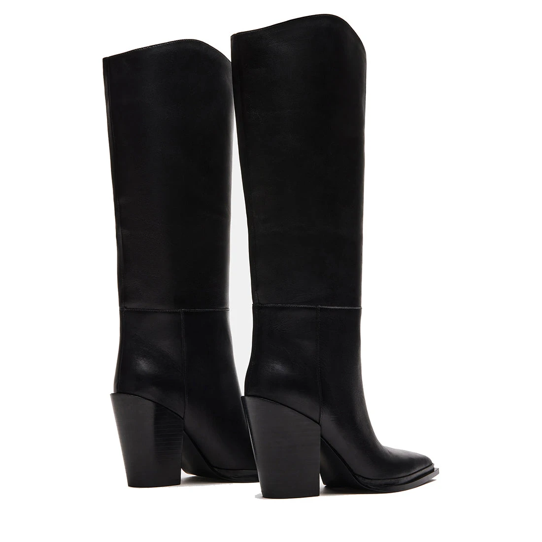 Steve Madden Bronty Boots Black Leather 6 Steve Madden Bronty Boots Black Leather - Image 4