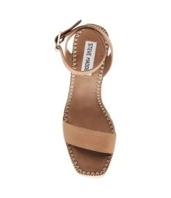 Steve Madden Cassie Sandals Tan Leather -Steve Madden Shop SM11003372 03001 217 04