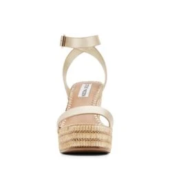 Steve Madden Cassie Sandals Gold Leather -Steve Madden Shop SM11003372 03001 977 03