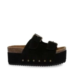 Steve Madden Kali Sandals Black Suede