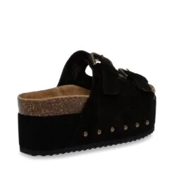 Steve Madden Kali Sandals Black Suede -Steve Madden Shop SM11003373 03002 015 04