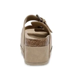 Steve Madden Kali Sandals Taupe Suede -Steve Madden Shop SM11003373 03002 275 04