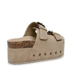 Steve Madden Kali Sandals Taupe Suede -Steve Madden Shop SM11003373 03002 275 05