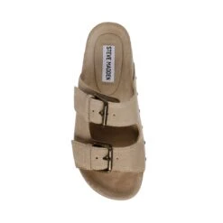 Steve Madden Kali Sandals Taupe Suede -Steve Madden Shop SM11003373 03002 275 06