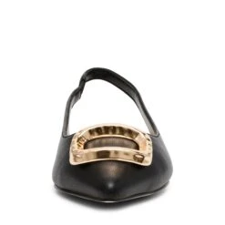 Steve Madden Isabelle Slingbacks Black Leather -Steve Madden Shop SM11003374 03001 017 03