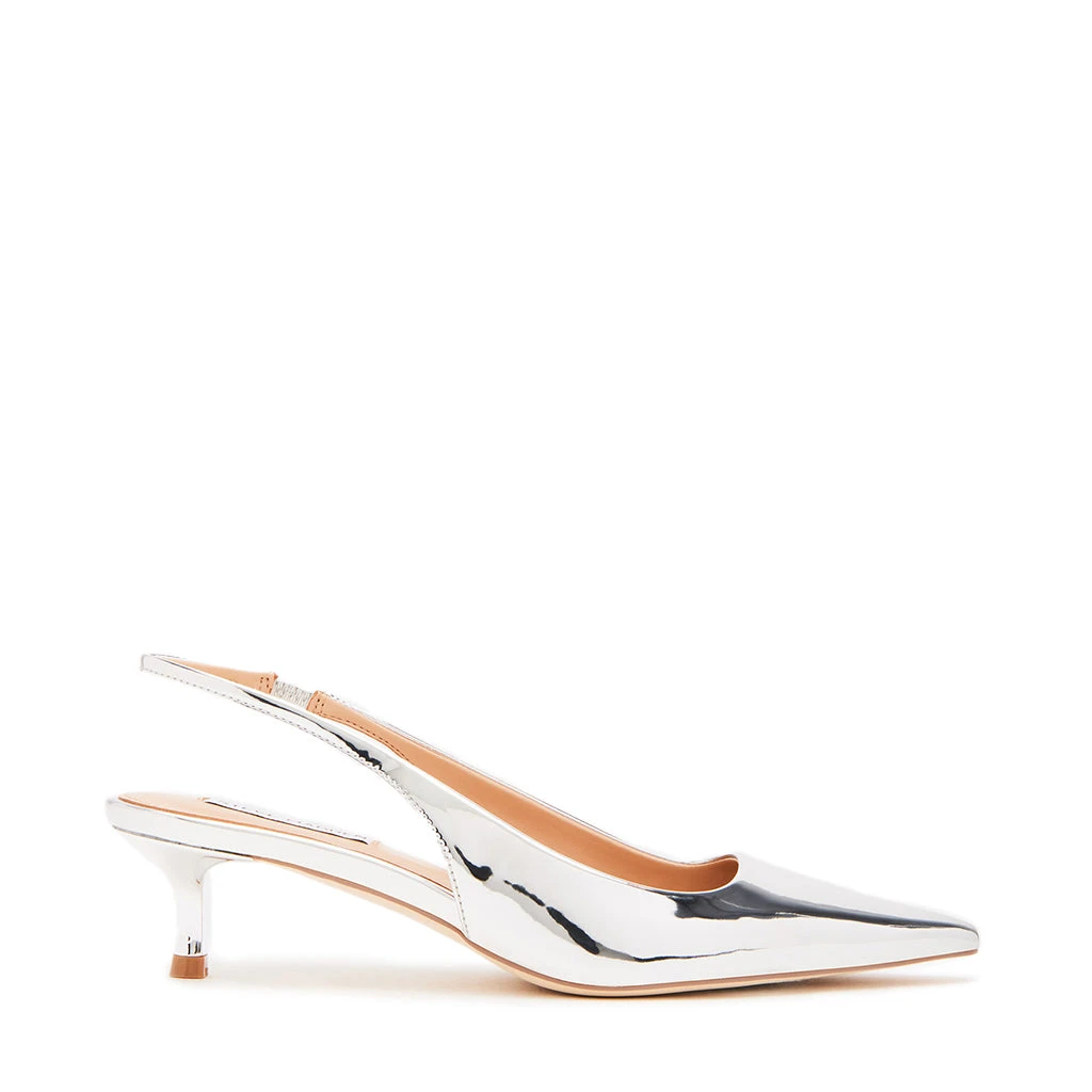 Steve Madden Kari Slingback Silver 3 Steve Madden Kari Slingback Silver