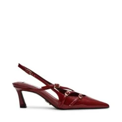 Steve Madden Liana Slingbacks Wine Patent