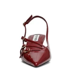Steve Madden Liana Slingbacks Wine Patent -Steve Madden Shop SM11003386 02002 628 04