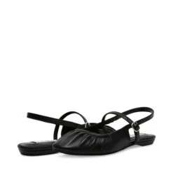 Steve Madden Garson Slingbacks Black Leather -Steve Madden Shop SM11003387 03001 017 09