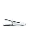 Steve Madden Garson Slingbacks Silver Leather -Steve Madden Shop SM11003387 03001 047 01