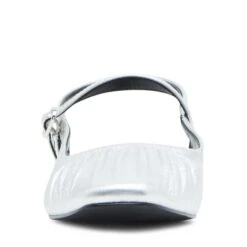 Steve Madden Garson Slingbacks Silver Leather -Steve Madden Shop SM11003387 03001 047 03