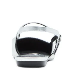 Steve Madden Garson Slingbacks Silver Leather -Steve Madden Shop SM11003387 03001 047 04