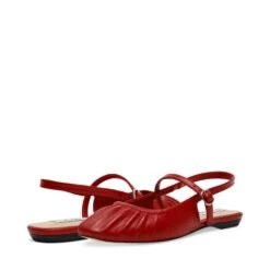 Steve Madden Garson Slingbacks Red Leather -Steve Madden Shop SM11003387 03001 607 06