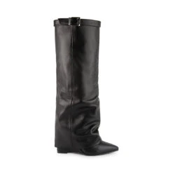 Steve Madden Corenne Boot Black Leather 1
