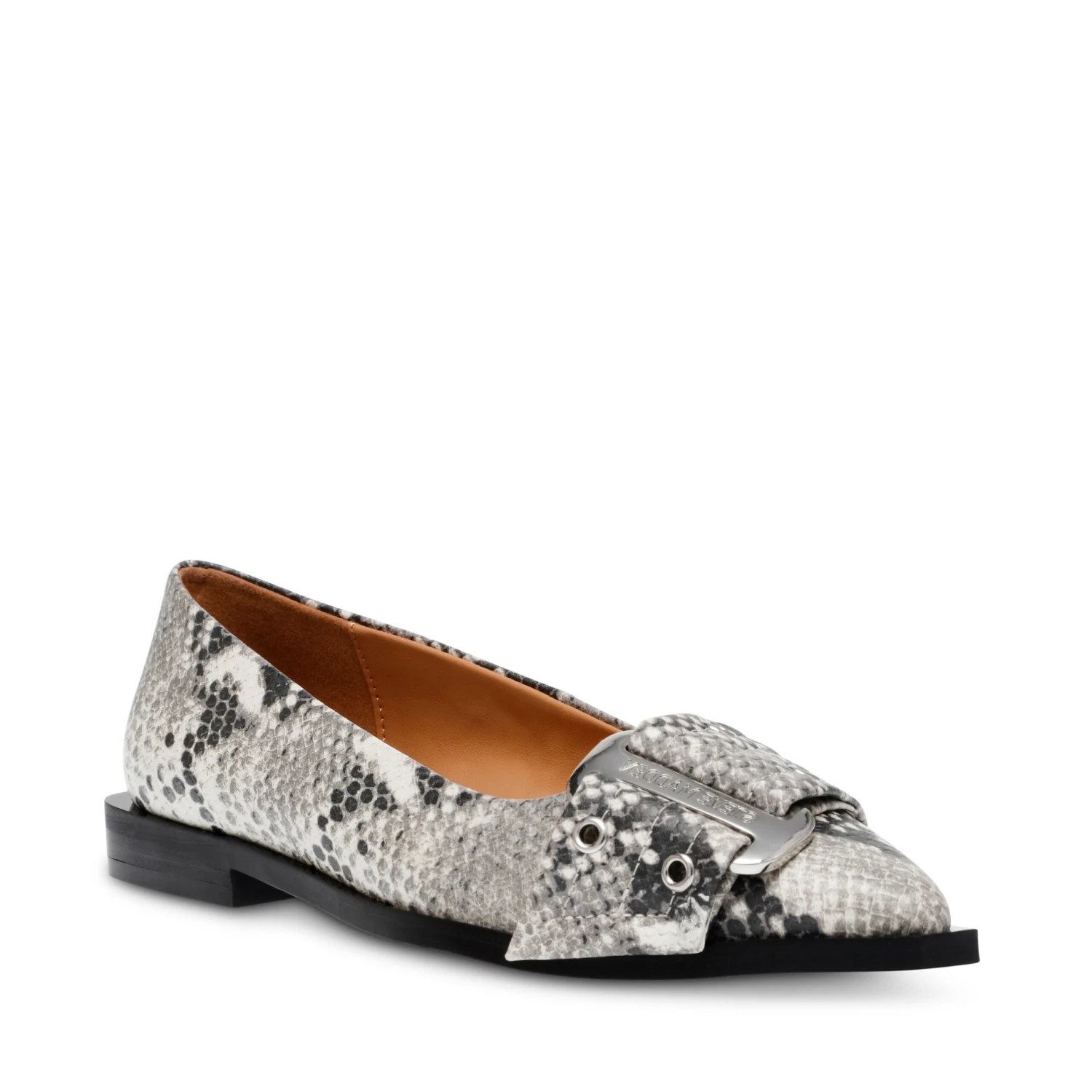 Steve Madden Grail Ballerina Lt Beige Snake 4 Steve Madden Grail Ballerina Lt Beige Snake - Image 2