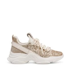 Steve Madden Maxilla G Trainer Gold Glitter