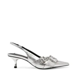 Steve Madden Lezley Slingback Silver