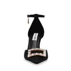 Steve Madden Accession Heeled Sandals Black Satin -Steve Madden Shop SM11003442 04003 486 03