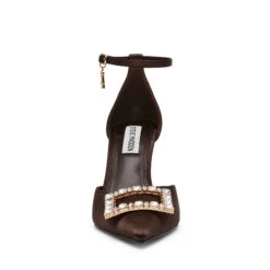 Steve Madden Accession Heeled Sandals Brown Satin -Steve Madden Shop SM11003442 04003 730 03