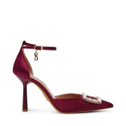 Steve Madden Accession Sandal Plum Satin
