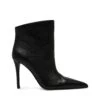 Steve Madden Sentinel Heeled Ankle Boots Black Leather 1 Steve Madden Sentinel Heeled Ankle Boots Black Leather -Steve Madden Shop SM11003451 03001 017 01