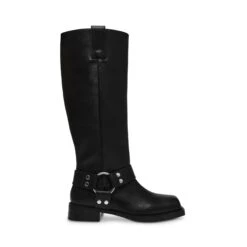 Steve Madden Rodeo Drive Boots Black Leather