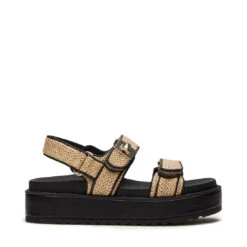 Steve Madden Bigmona Sandal Black Beige