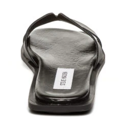 Steve Madden Sofia Slide Black Leather -Steve Madden Shop SM11003523 03001 017 05
