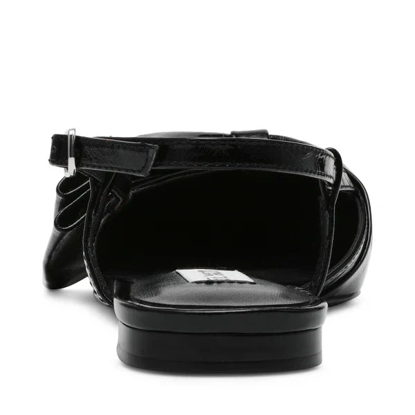 Steve Madden Dazzled Slingbacks Black Leather 6 Steve Madden Dazzled Slingbacks Black Leather - Image 4